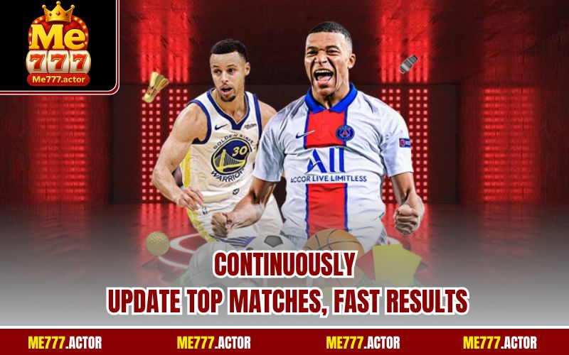 Continuously update top matches, fast results