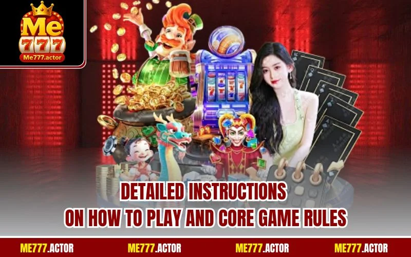 Detailed instructions on how to play and core game rules