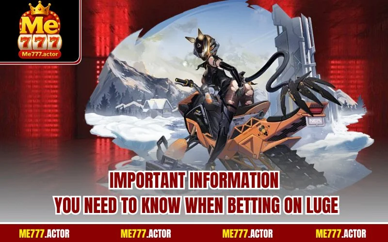 Important information you need to know when betting on Luge