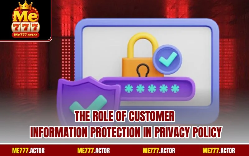 The role of customer information protection in privacy policy